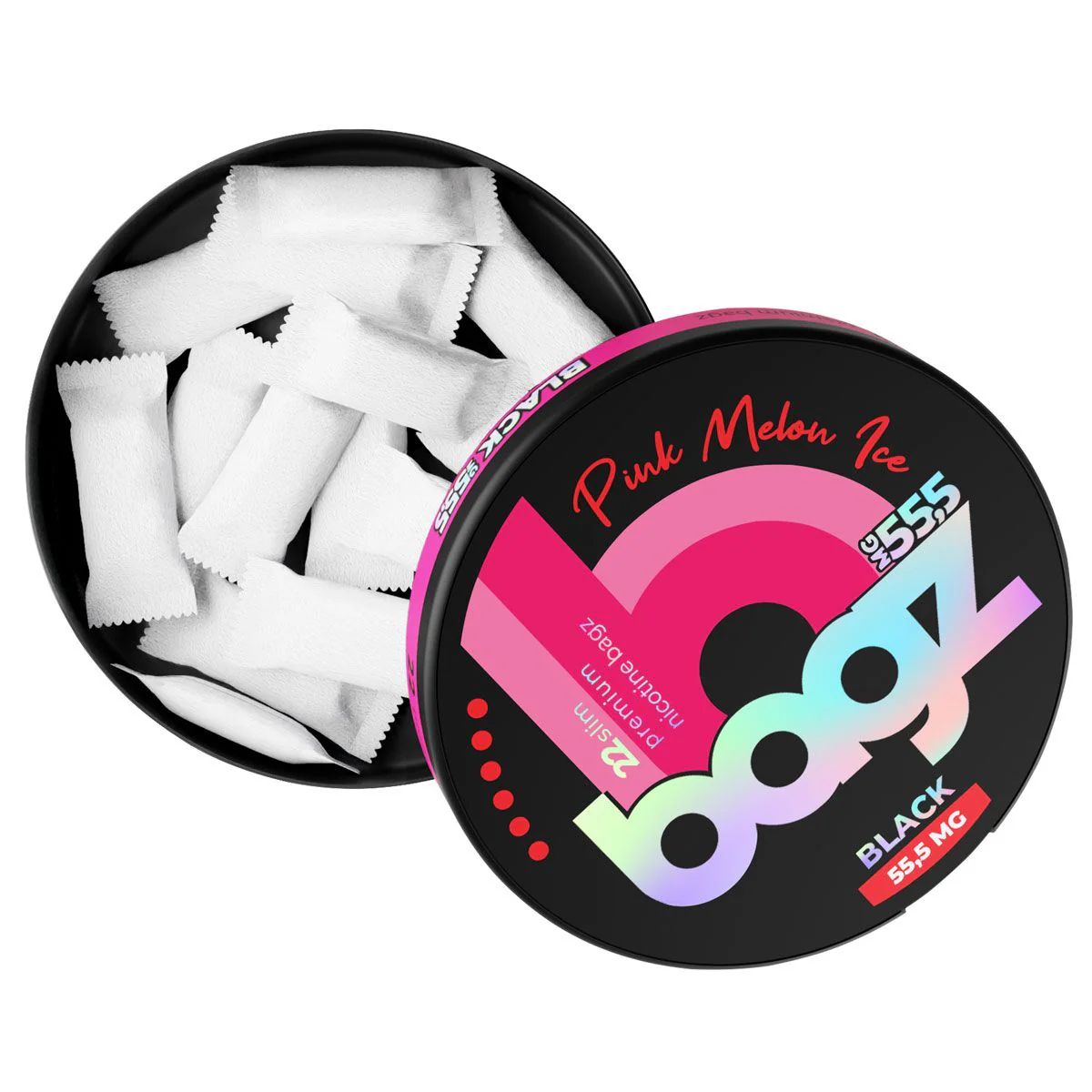 BAGZ Pink Melon Ice Black 55.5MG - Image 3