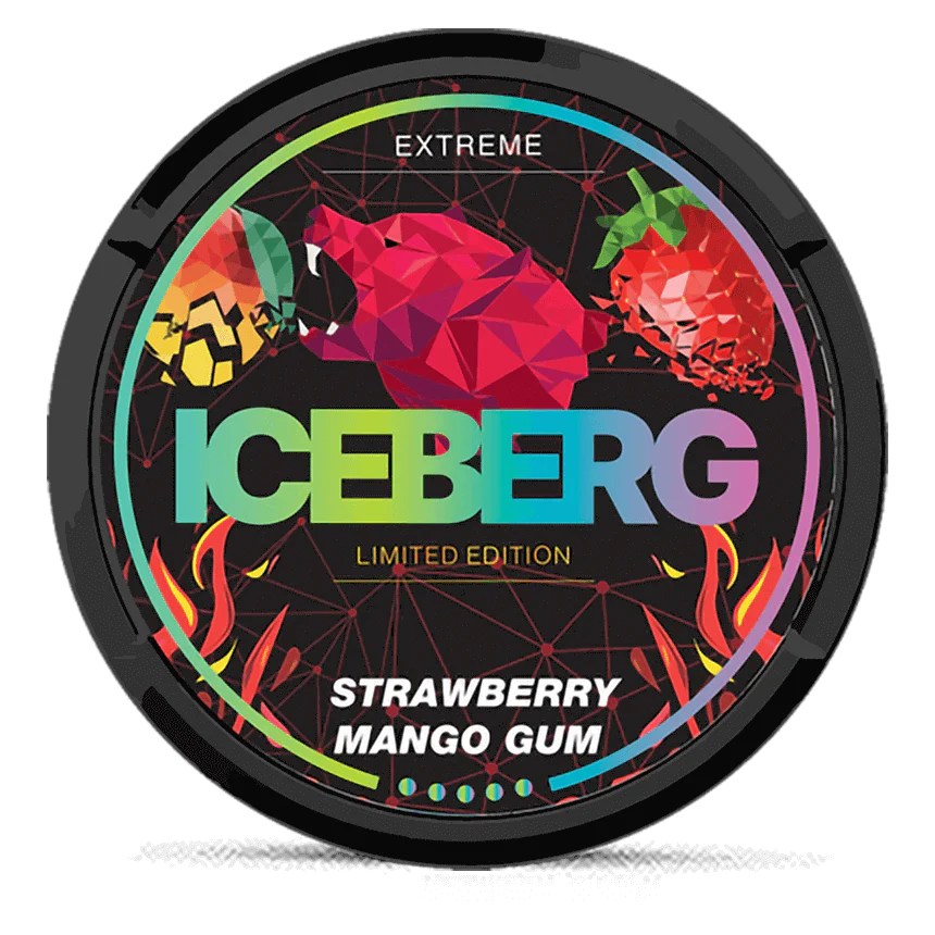 Iceberg Extreme Strawberry Mango Gum 50MG